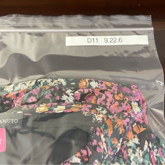 VINCE CAMUTO Ladies Multicolored Three Tier Black Mini Dress Size Small - Picture 13 of 13